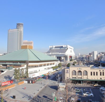 相撲で有名な両国国技館