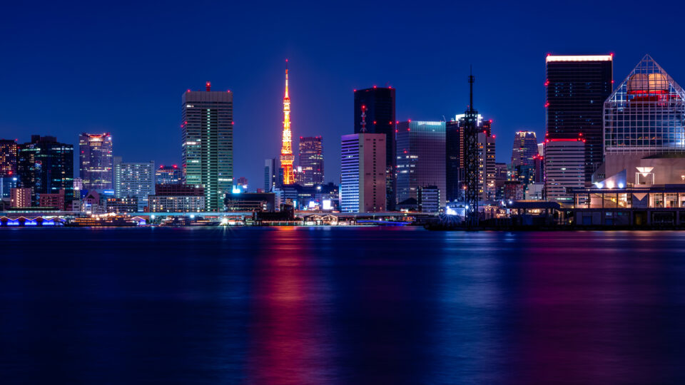 東京タワーが見える夜景