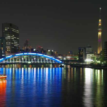 夜の東京をクルージング