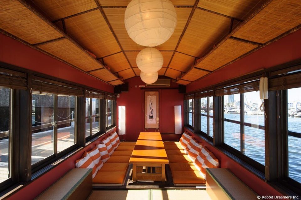 Interior of a small yakatabune Yumemizuki