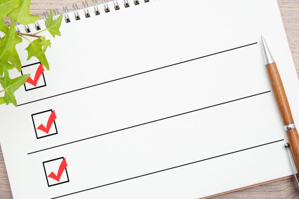 チェックリストのイメージ